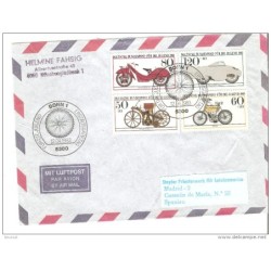 Carta con serie transportes sobrecargas 1983