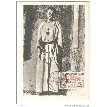 Tarjeta maxima de 1959 charles de foucauld