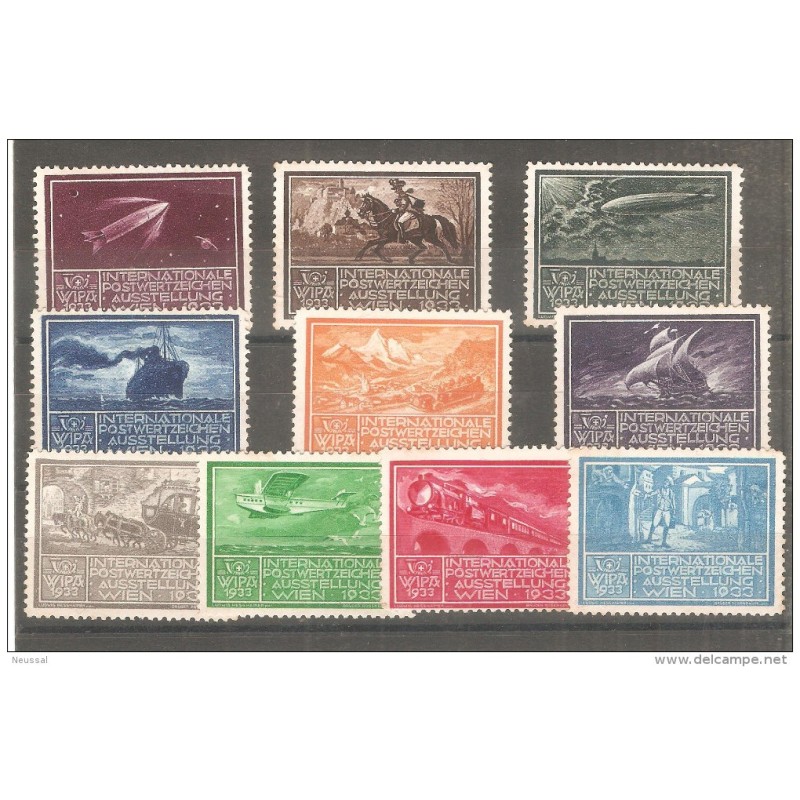 Sellos de wipa 1933 austria Sellos de wipa 1933 austria
