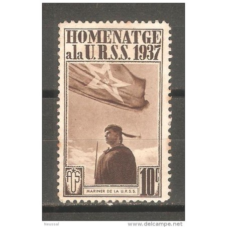 Viñeta homenaje a la urss 1937