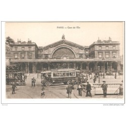Tarjeta postal paris Gare de Lest