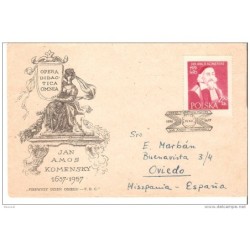 Carta de polonia de 1957