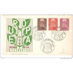 Carta de luxemburgo tema europa 1957