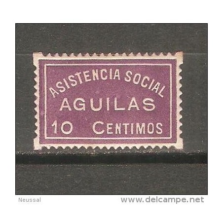 Viñeta asistencia social aguilas de 10cts