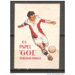 Viñeta el papel gol suaviza el tabaco