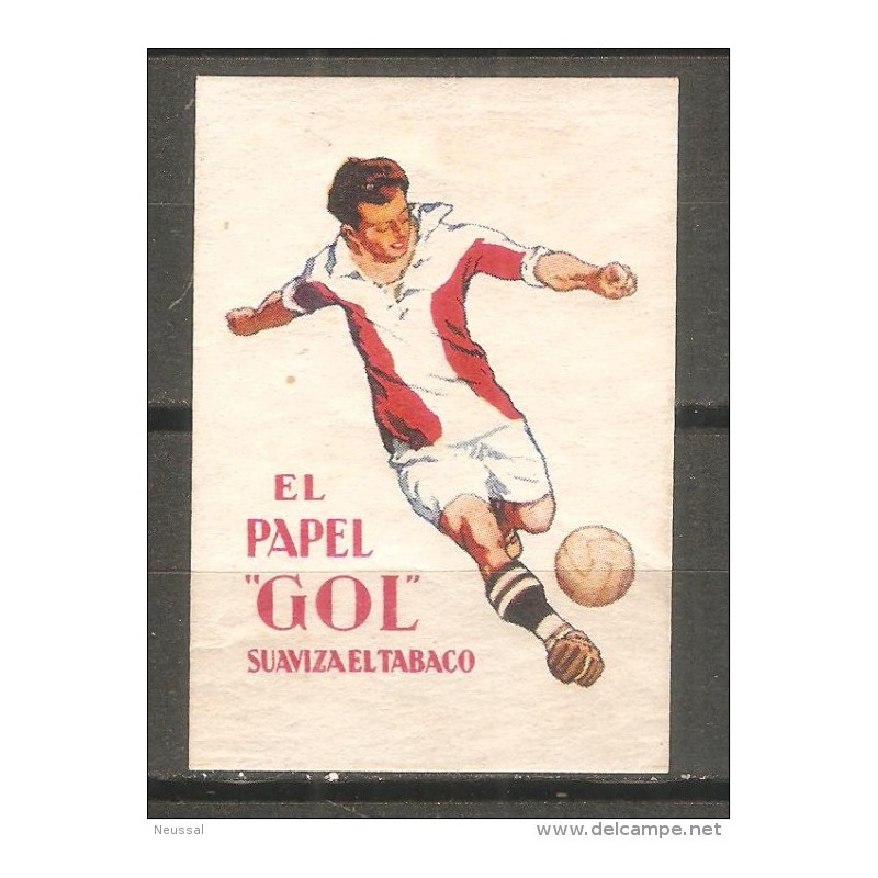Viñeta el papel gol suaviza el tabaco Viñeta el papel gol suaviza el tabaco