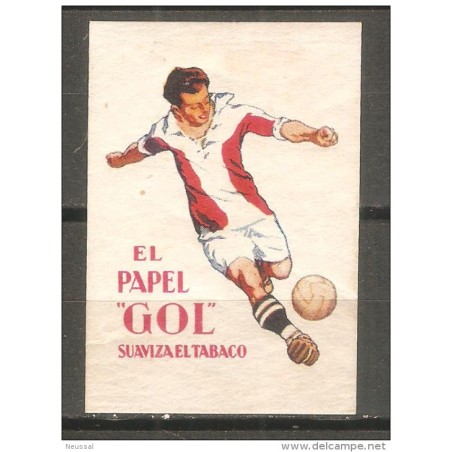 Viñeta el papel gol suaviza el tabaco