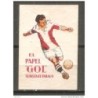 Viñeta el papel gol suaviza el tabaco
