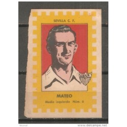 Cromo mateo del sevilla