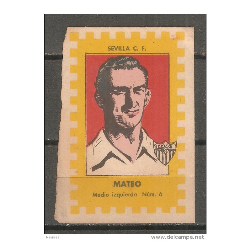 Cromo mateo del sevilla Cromo mateo del sevilla