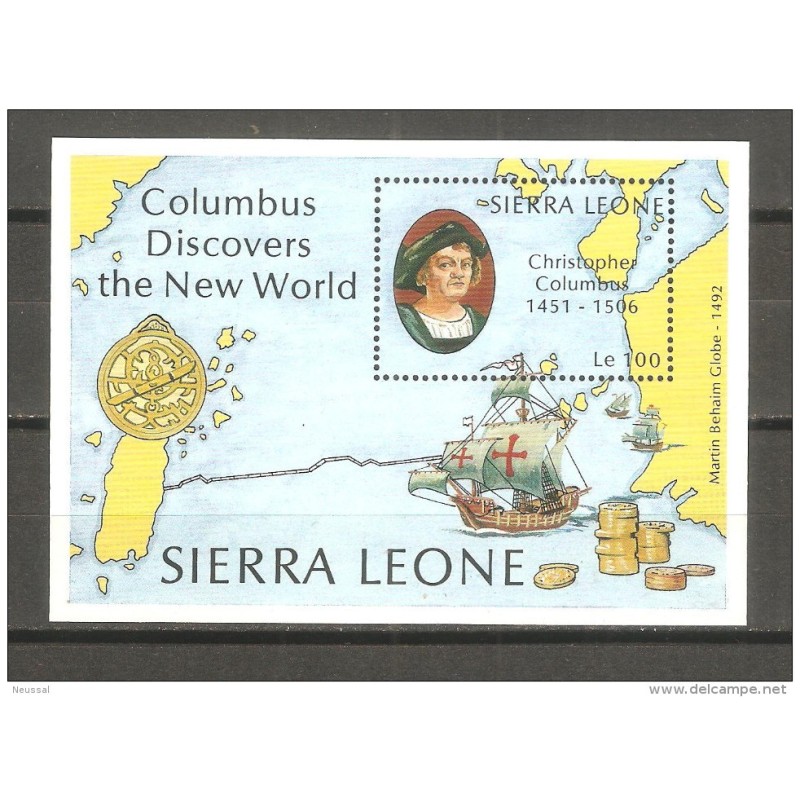 Hb67 sierra leone descubrimiento de colon Hb67 sierra leone descubrimiento de colon