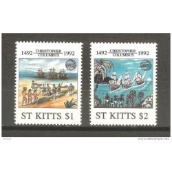 Serie n 7601 St Kitts  descubrimiento de colon