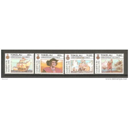 Serie n 18891 tokelau  descubrimiento de colon