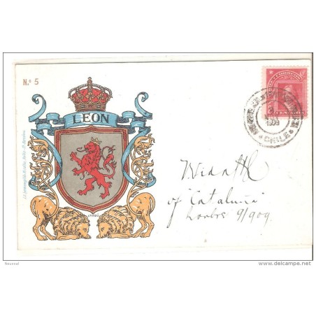 Tarjeta de chile 1909