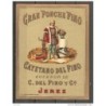 Etiqueta gran ponche pino Jerez