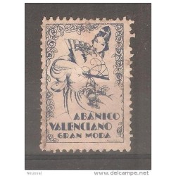 Viñeta  abanico valenciano gran moda