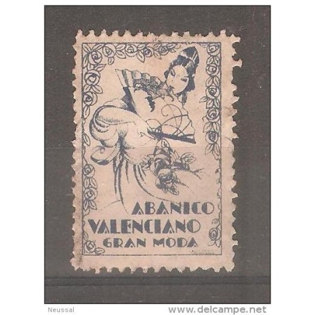Viñeta  abanico valenciano gran moda