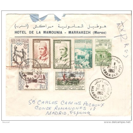 Carta de maroc de 1960