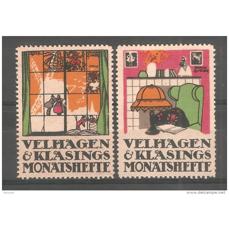 2 viñetas de velhagen 2 viñetas de velhagen