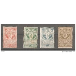 4 viñetas italianas de 1906