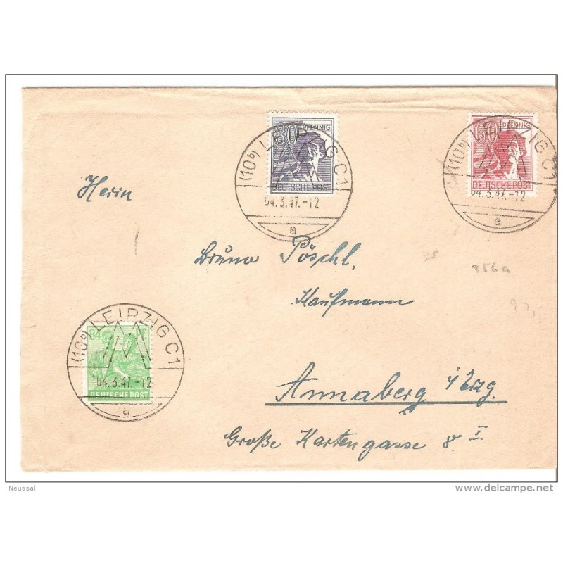 Carta de alemania 1947 Carta de alemania 1947