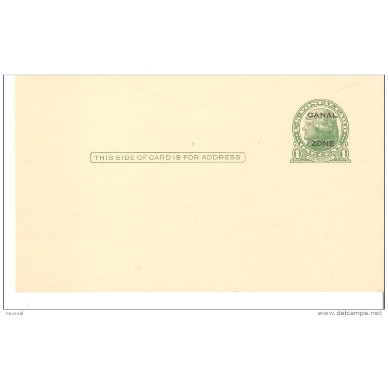 Tarjeta postal de canal zone Tarjeta postal de canal zone