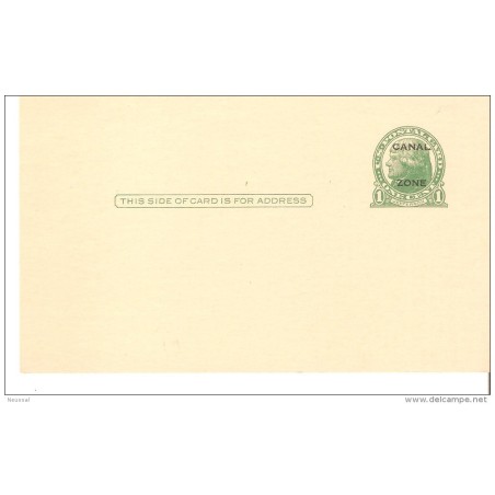 Tarjeta postal de canal zone