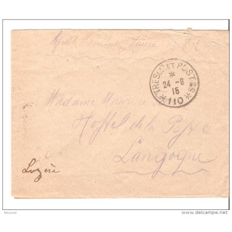 Carta tressor et postes 1915  110