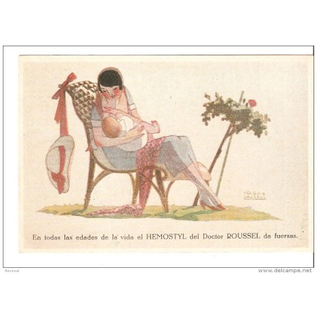 Tarjeta postal de historia grafica del siglo XX