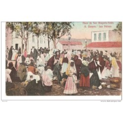 Tarjeta postal de las plaza de san gregoriotelde  Gran canarias las palmas