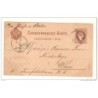 Entero postal de austria circulado 1884