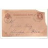 Entero postal de austria circulado matasello krakow dworzec