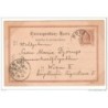Entero postal de austria circulado matasello pola 1898