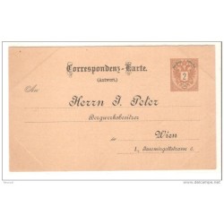 Entero postal de austria