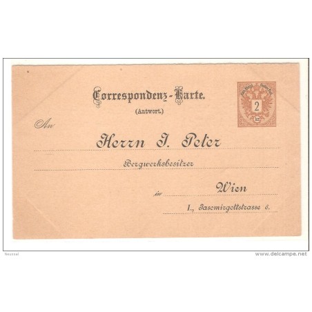 Entero postal de austria