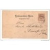 Entero postal de austria circulado dee 1888