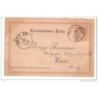 Entero postal de austria circulado dee 1890