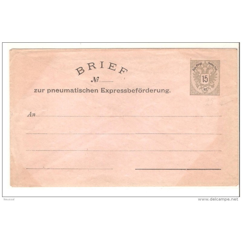 Sobre entero postal de austria Sobre entero postal de austria
