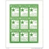 Pliego de 9 viñetas de esperanto