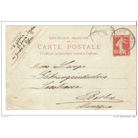 Entero postal de francia