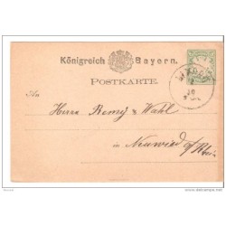 Entero postal de bayern
