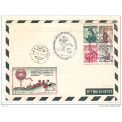 Carta entero postal con matasellos LAA an der Thaya 1956