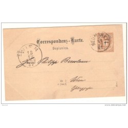 Entero postal con matasellos neumarktl