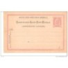 Entero postal austria5 kreuzer naranja