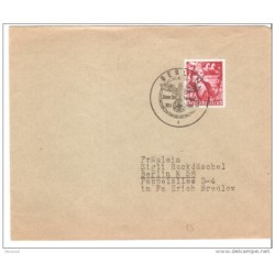 Carta de alemania con matasello berlin 1938