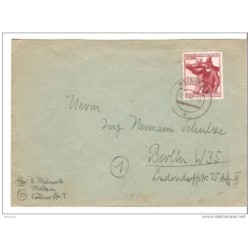 Carta con matasellos meissen 1944