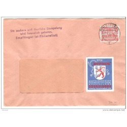 Carta con matasellos coburg 1955