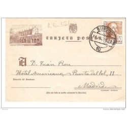 Tarjeta postal de 1958 burgos