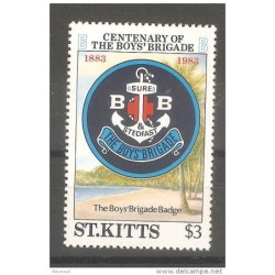 Sello n 534 st kitts