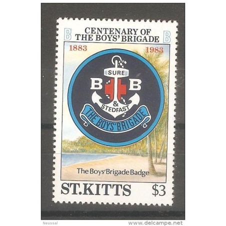 Sello n 534 st kitts